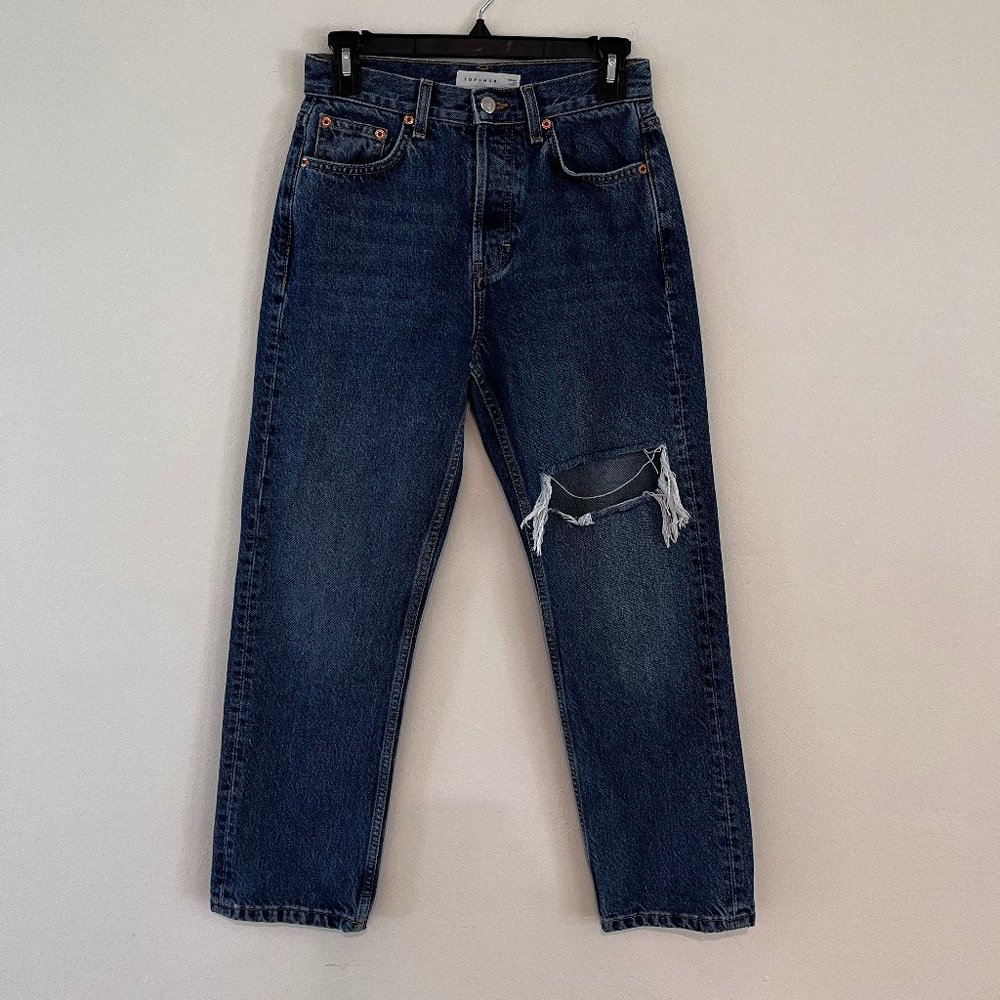 TOPSHOP Editor Straight Leg Jeans